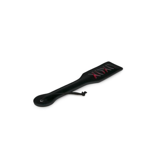 Easytoys Black Leather Paddle - XOXO