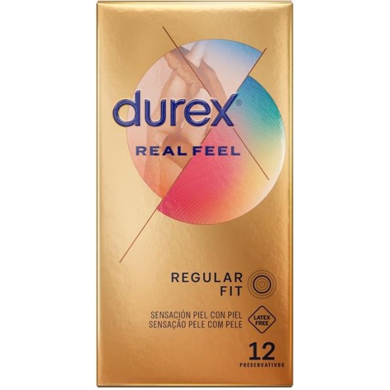 Durex Prezervatyvai Real Feel 12ud