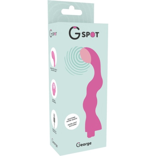 G-Spot ДЖОРДЖ ВИБРАТОР ГУМ РОЗОВЫЙ