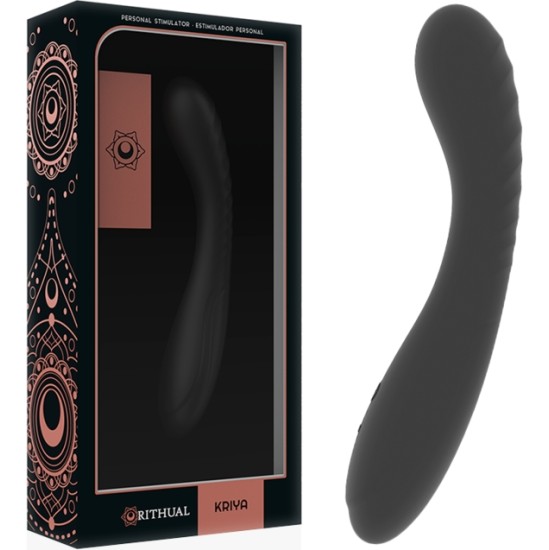 Rithual KRIYA G-SPOT STIMULATOR RECHARGEABLE melns