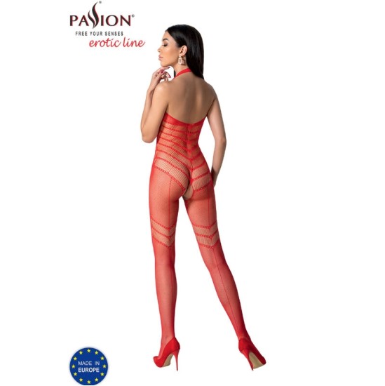 Passion Woman Bodystockings PASSION - BS100 BODYSTOCKING RED ONE SIZE