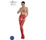 Passion Woman Garter & Stock СТРАСТЬ - ECO COLLECTION ТЕЛЕНЬ-ЧУЛКИ ECO S002 RED