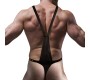 Fetish Submissive Attitude MEN'S V-SHAPED ECO-LEATHER HARNESS