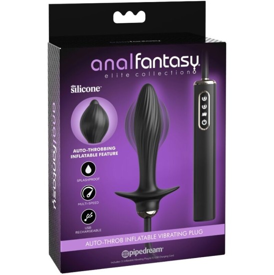 Anal Fantasy Elite Collection PIEPŪŠAJAMS UN VIBRATORA SPRŪVNIEKS AUTOMĀTISKĀS PIRMS