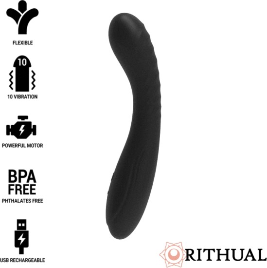 Rithual KRIYA G-SPOT STIMULATOR RECHARGEABLE melns