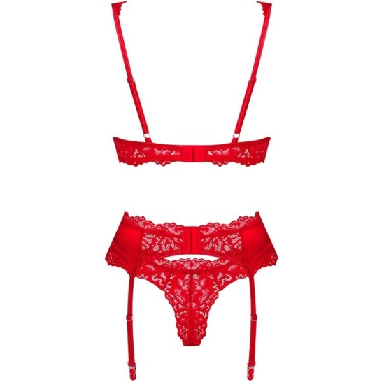 Obsessive Sets OBSESSIVE - AMOR CHERRIS SET 3 PIECES S/M