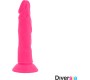 Diversia FLEXIBLE Dildo WITH VIBRATION 23 CM - rozā