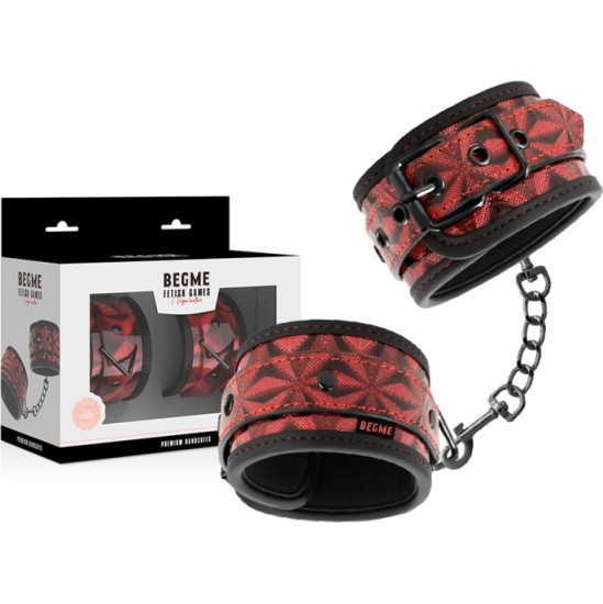 Begme Red Edition BEGME - RED EDITION PREMIUM HANDCUFFS WITH NEOPRENE LINING