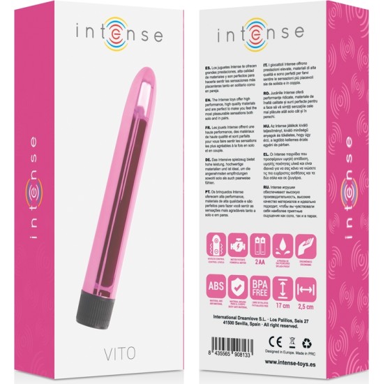 Intense Fun INTENSE VITO VIBRATOR rozā