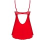 Obsessive Chemise OBSESSIVE – INGRIDIA CHEMISE & THONG RED XS/S