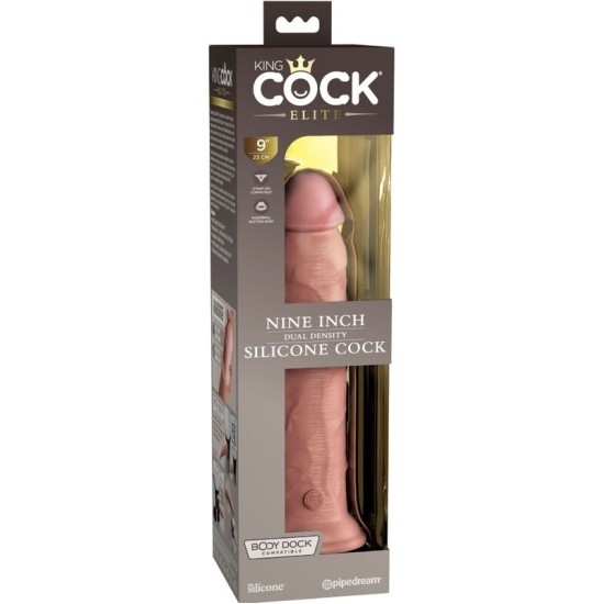 King Cock ELITE - REĀLISTS SILIKONA DILDO 23 CM