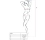 Passion Woman Bodystockings PASSION WOMAN BS024 BODYSTOCKING MUSTA ÜKS SUURUS