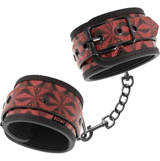 Begme Red Edition BEGME - RED EDITION PREMIUM HANDCUFFS WITH NEOPRENE LINING