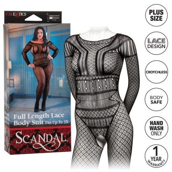 California Exotics CALEX LACE BODY SUIT PLUS SIZE