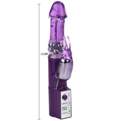 Baile Vibrators ar klitora stimulātoru violets