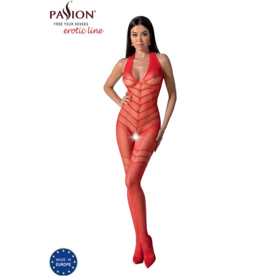 Passion Woman Bodystockings PASSION - BS100 BODYSTOCKING RED ONE SIZE