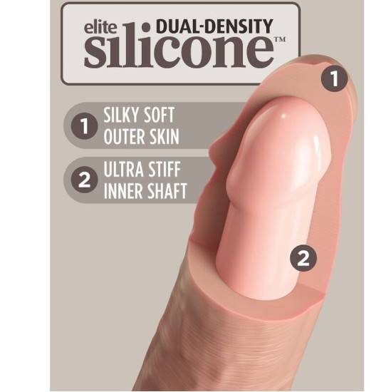 King Cock ELITE - REĀLISTS SILIKONA DILDO 23 CM