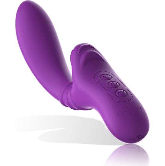 Intense Fun Vibrators ar klitora stimulātoru violets