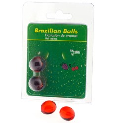 Taloka 2 Brazīliešu Bumbas Zemeņu un ķiršu lubrikants