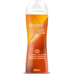 Durex Lubes DUREX — 2 IN 1 SENSUĀLĀ MASĀŽA YLANG YLANG 200 ml