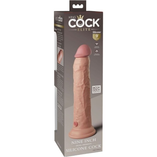 King Cock ELITE - REĀLISTS SILIKONA DILDO 23 CM