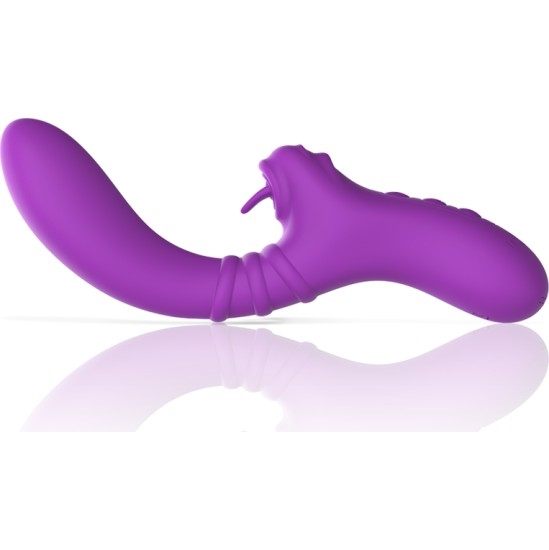 Intense Fun INTENSE - HARRY VIBRATOR FLEXIBLE WITH violets TONGUE