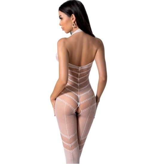Passion Woman Bodystockings PASSION - BS100 WHITE BODYSSTOCKING VIENAS DYDIS