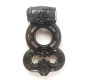 A-Gusto Penis Ring with Vibration Black