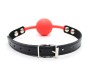 Latetobed Bdsm Line Silicone Ball Gag 4 cm Black/Red