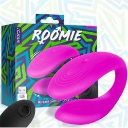Intoyou Roomie Couples Vibrator Liquid Silikone Unibody Remote Control USB