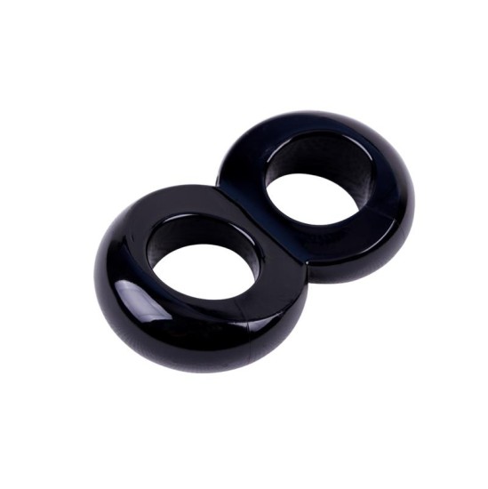 Chisa Duo Cock 8 Ball Ring-melns