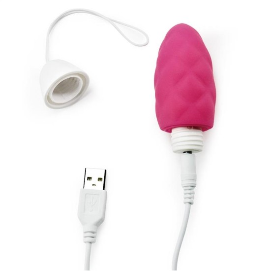 Lovetoy Vibrating Egg IJoy tālvadības pults USB rozā krāsā