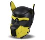 Intoyou Bdsm Line Hound Neoprene Dog Hound Removable Muzzle Black/Yellow One Size