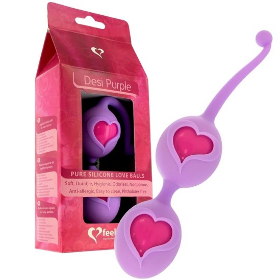 Feelztoys Desi Love Balls Violetinė