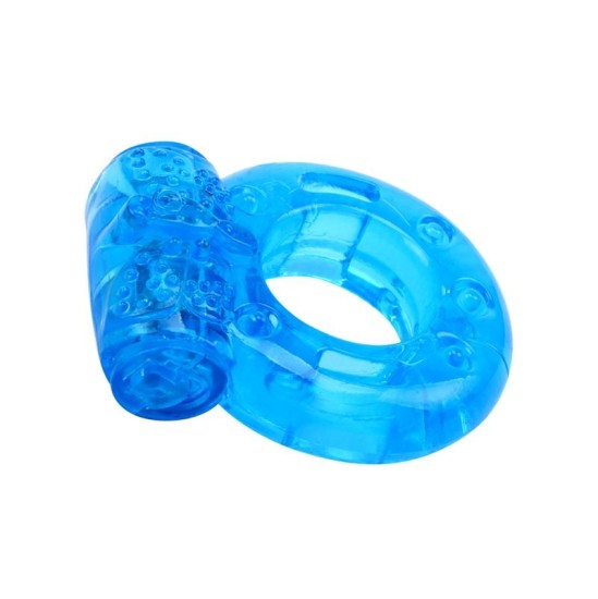 Chisa Vibrating Cock Ring 1.8 cm Blue