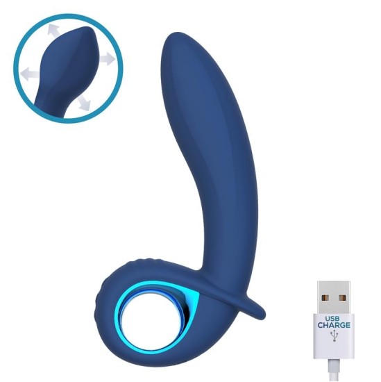 Intoyou Alpha Advanced Vibe ar piepūšamo un vibrācijas funkciju USB silikons
