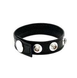 Bondage Play Leather Penis Ring Adjustable