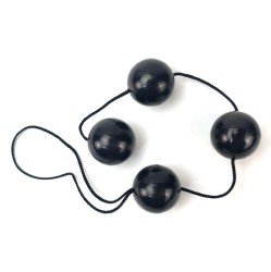 A-Gusto Ķīniešu bumbiņu ķēde melna
