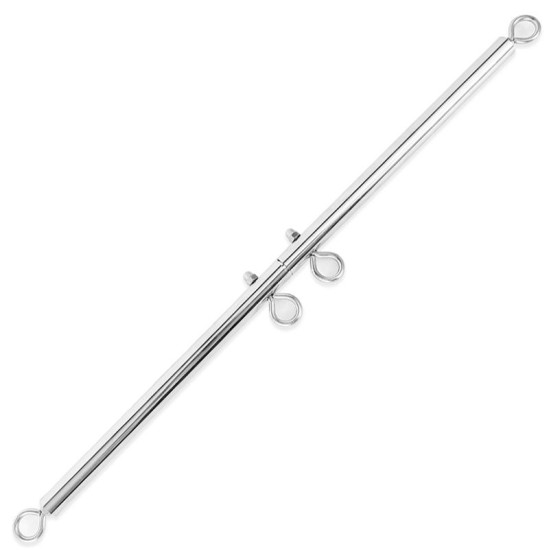 Latetobed Bdsm Line Expandable Spreader Silver Bar