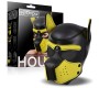 Intoyou Bdsm Line Hound Neoprene Dog Hound Removable Muzzle Black/Yellow One Size