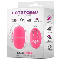 Latetobed Ecopink Vibrating Egg with Remote Control