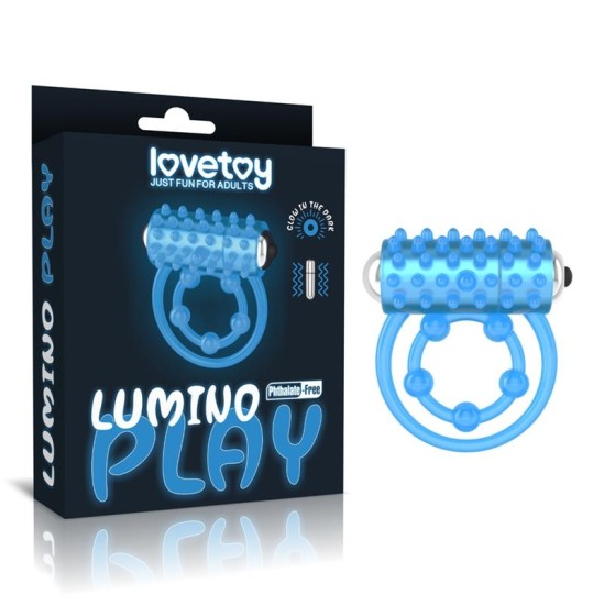 Lovetoy Кольцо Lumino Play Vibratin Blue Light