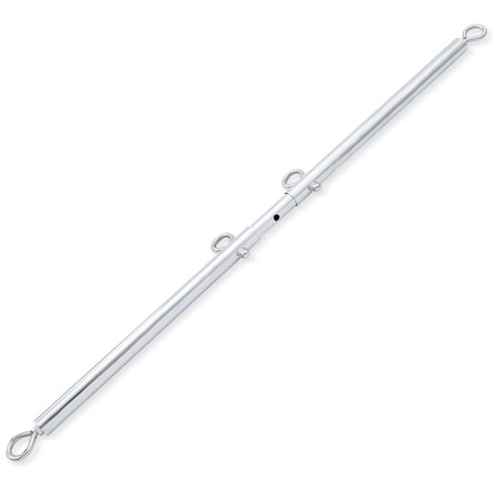 Latetobed Bdsm Line Expandable Spreader Silver Bar