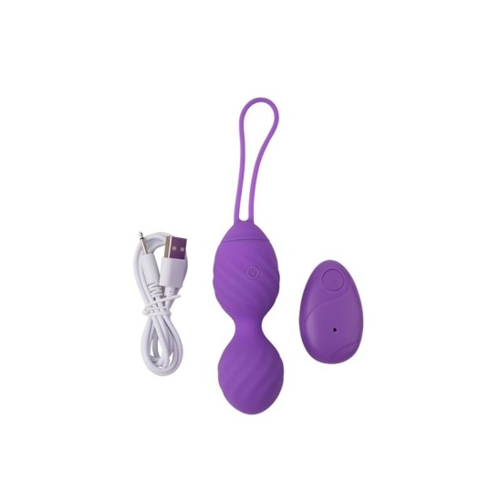 Chisa Vibrating Egg Remote Control Ridged USB Silicone 7.4