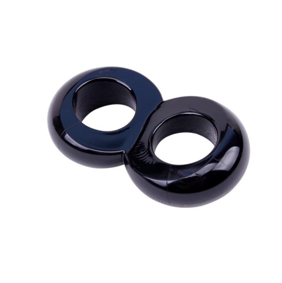 Chisa Duo Cock 8 Ball Ring-melns