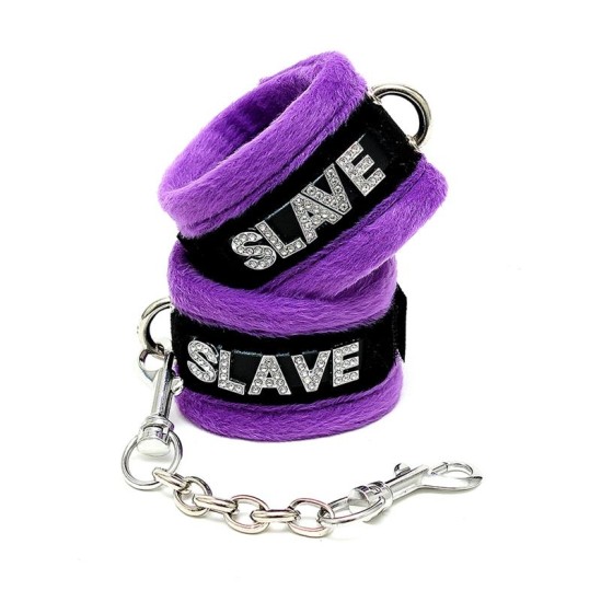 Bondage Play Rimba Handcuffs and Eyemask Purple