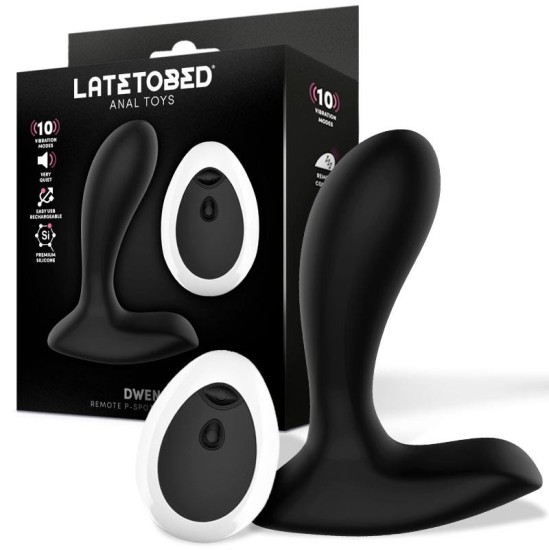 Latetobed Dwen P-Spot Vibrator USB ar tālvadības pulti