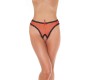 Amorable Rimba Open G-String Red One Size