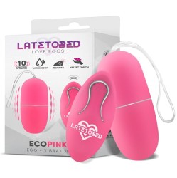 Latetobed Ecopink Vibrating Egg with Remote Control