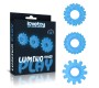 Lovetoy Lumino Play Set 3 кольца для пениса, синий свет